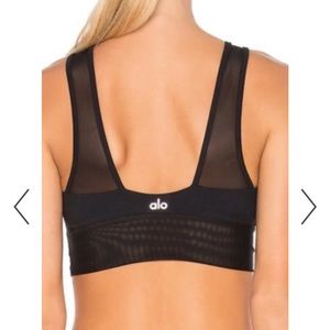 Alo Mesh High Neck Sports Bra size L